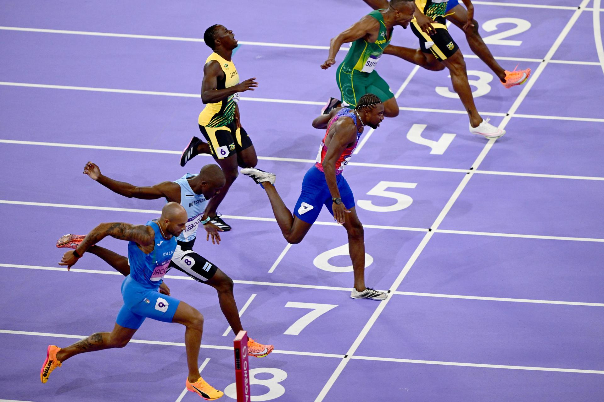 L'home més ràpid del món. El nord-americà Noah Lyles s'ha imposat en la cursa dels 100 metres llisos per una distància mínima
