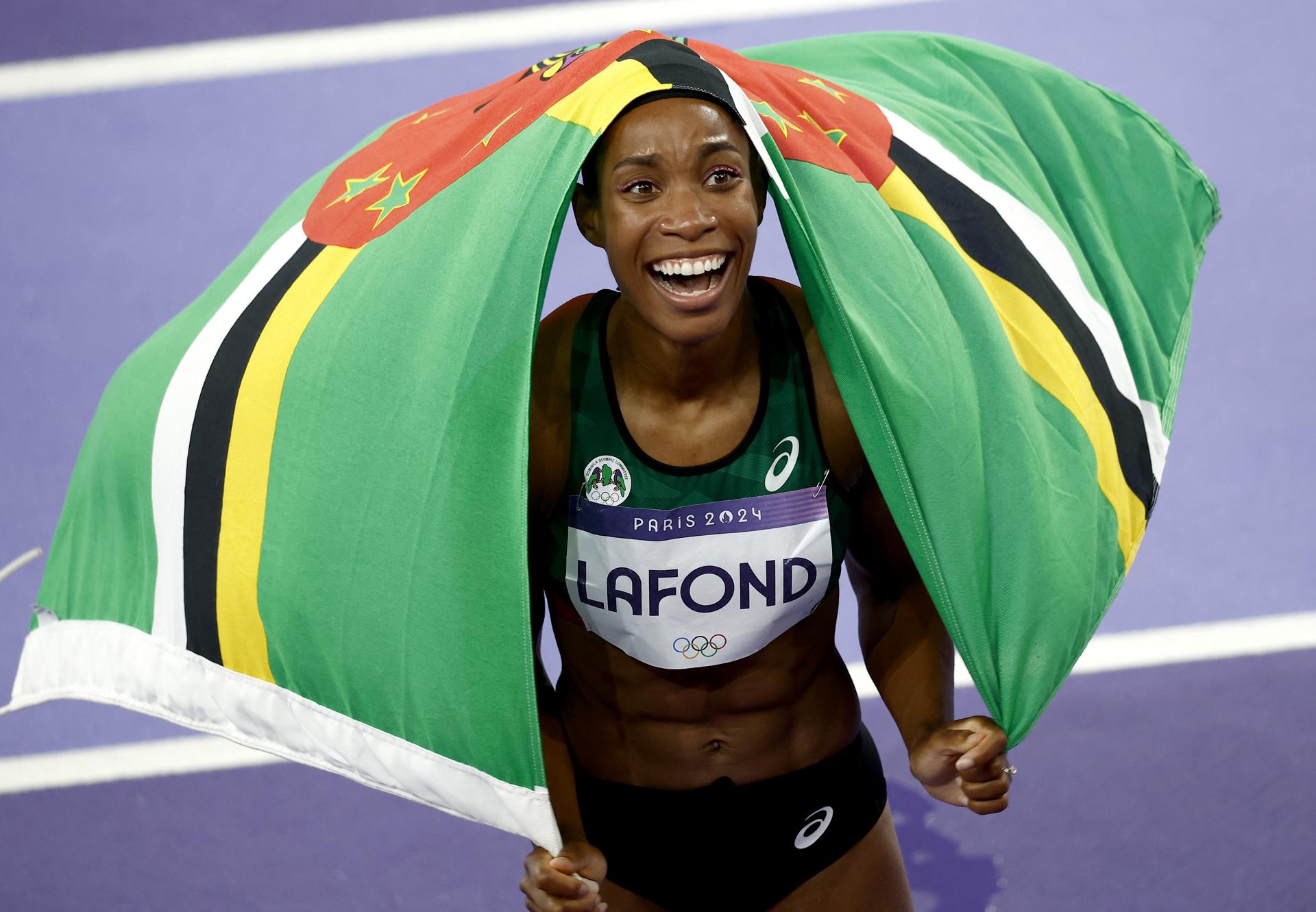 L'atleta dominiquesa Thea Lafond ha guanyat la primera medalla per al seu país en tota la història dels Jocs