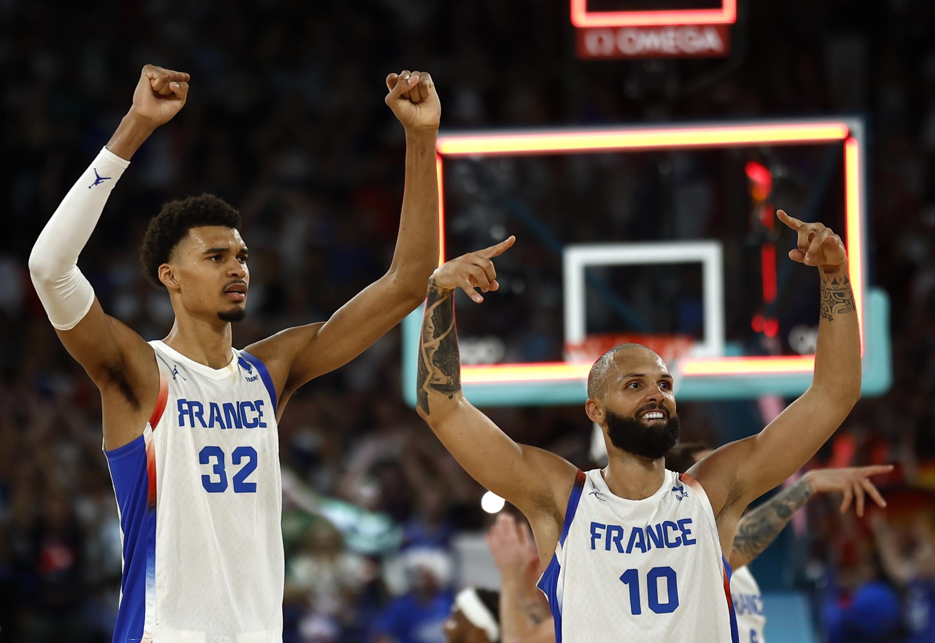 A la final. La selecció francesa ha tombat els pronòstics i ha superat la campiona del món alemanya per classificar-se per a la final de bàsquet