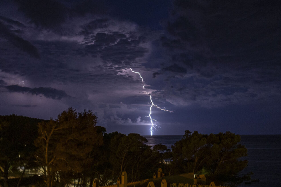 Llamps sobre Mallorca