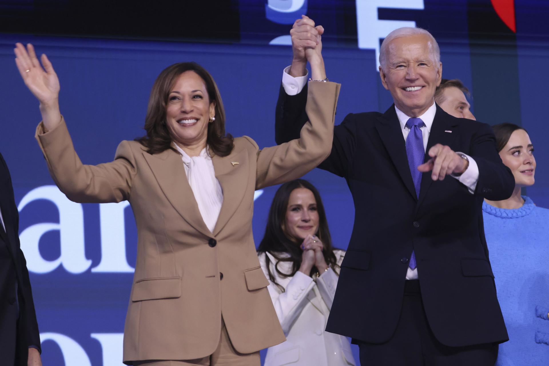 Kamala Harris, a la convenció (fotografia: Justin Lane).