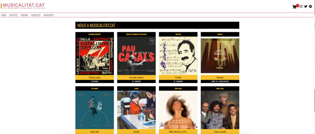 Record label Discmedi launches two online music stores in Catalan