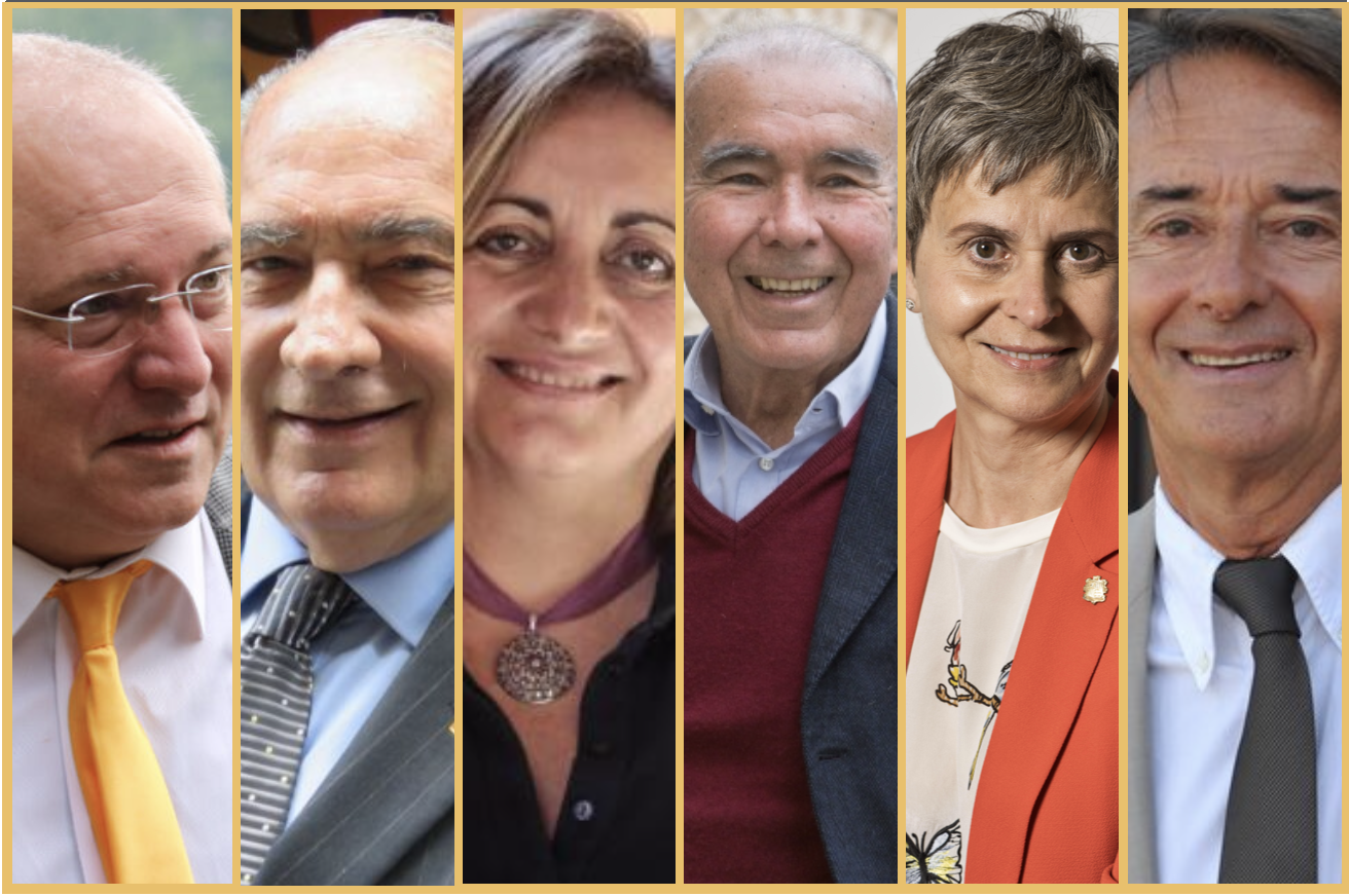 Entre els signants hi ha el conseller Lluís Puig, el president Albinyana, la consellera Fanny Tur, el síndic Carlo Sechi, la ministra Susanna Vela o el batlle Joan Pau Alduy