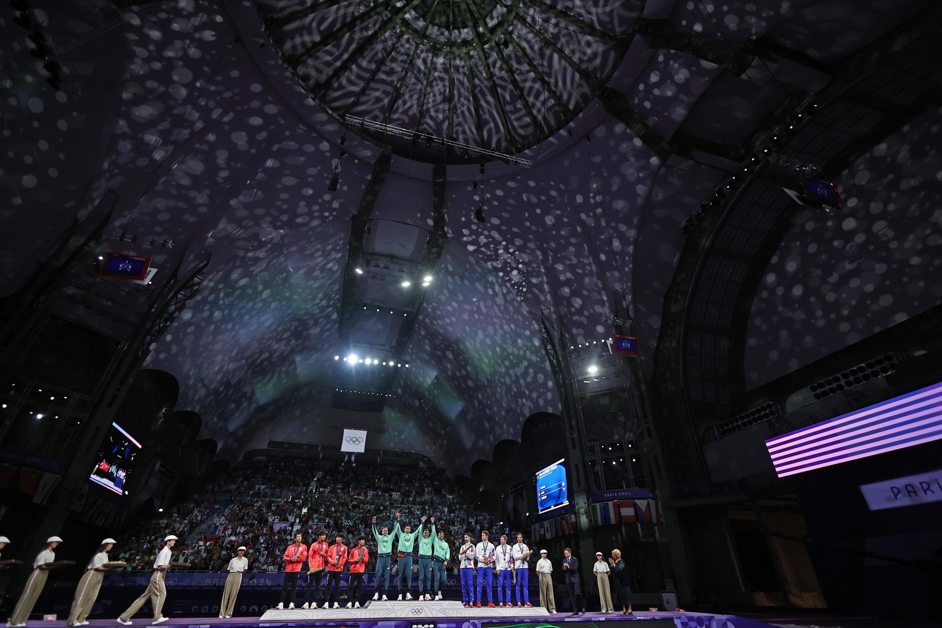 El Gran Palau de París ha estat l'escenari de la competició d'esgrima