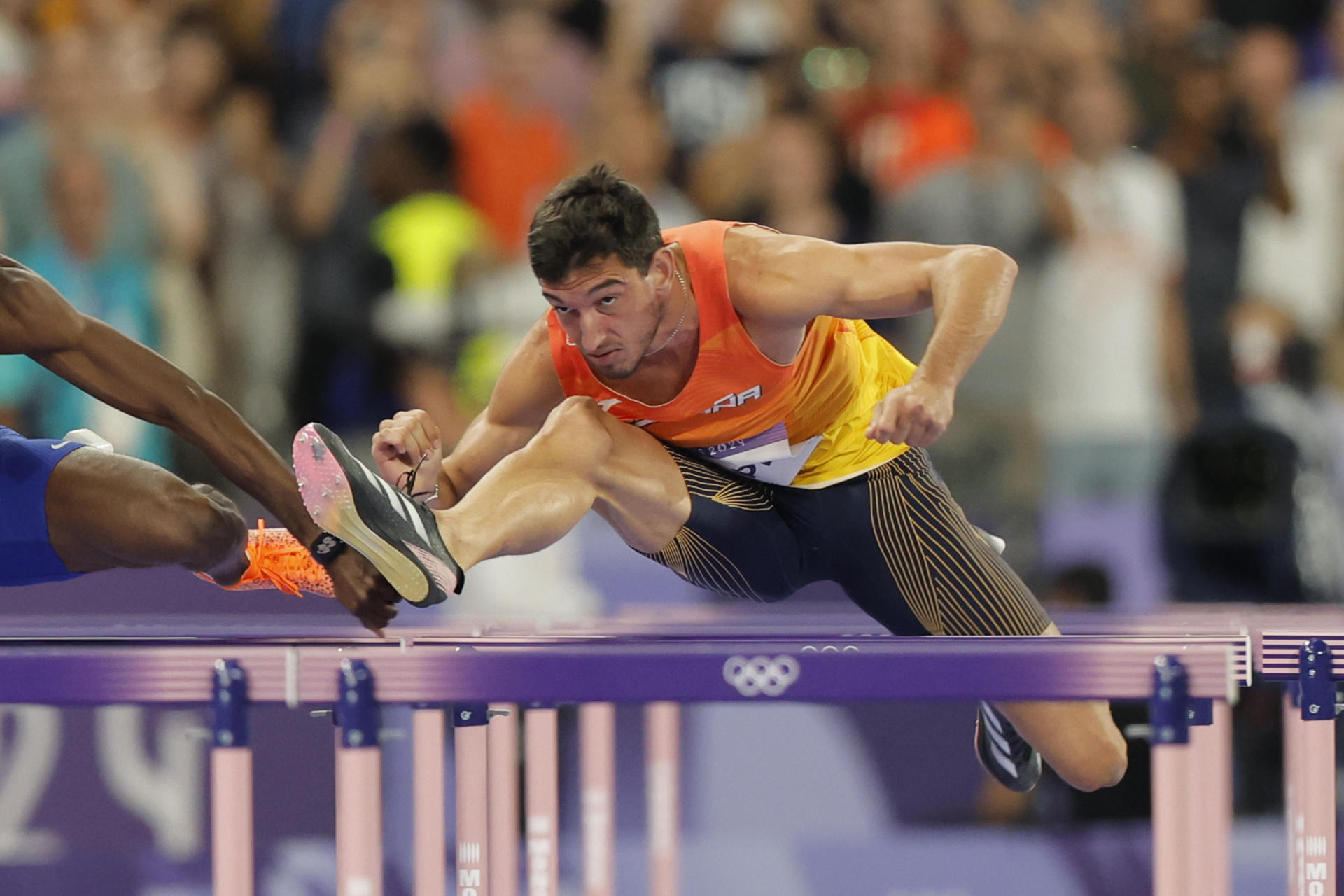 L'atleta de Gandia Enric Llopis ha vorejat el bronze als 110 metres tanques. Ha estat quart, a menys d'un segon del tercer