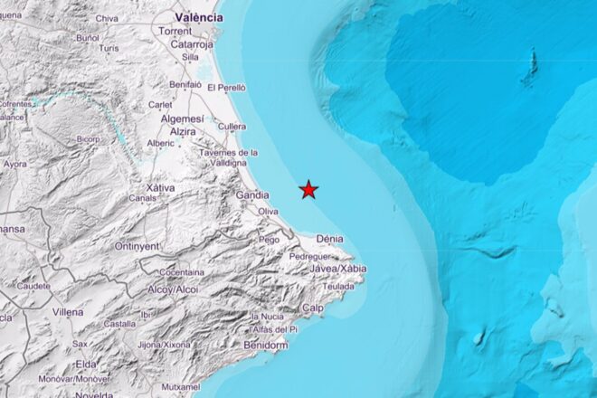 Registrat a València un terratrèmol de magnitud 3,4 a l’escala de Ricther