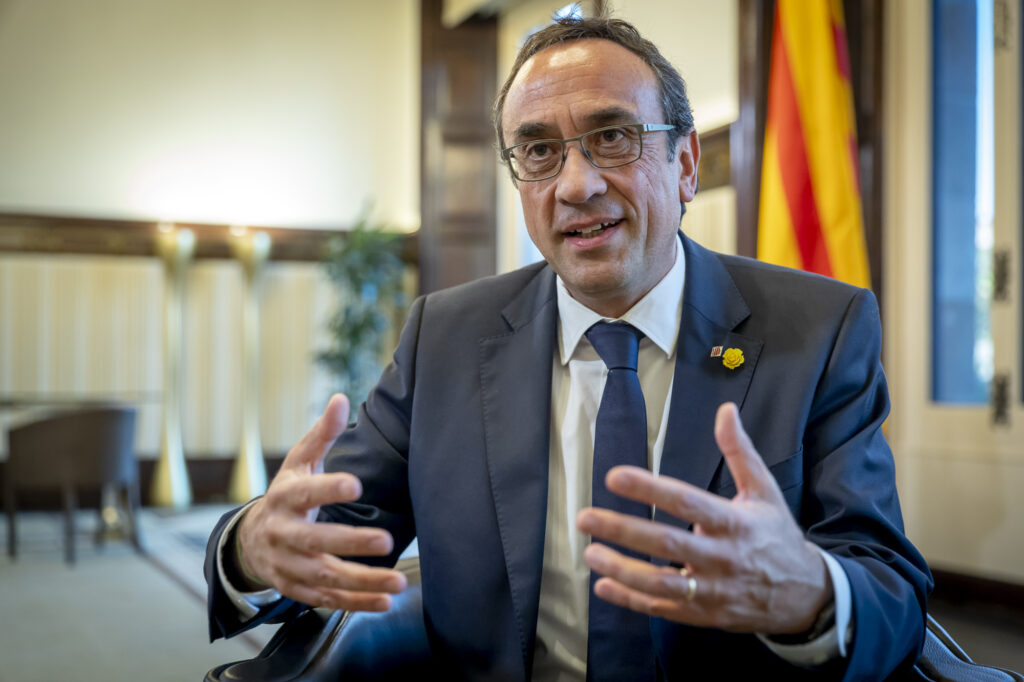 Josep Rull: “If President Puigdemont is arrested, I cannot accept the plenary session to proceed normally”