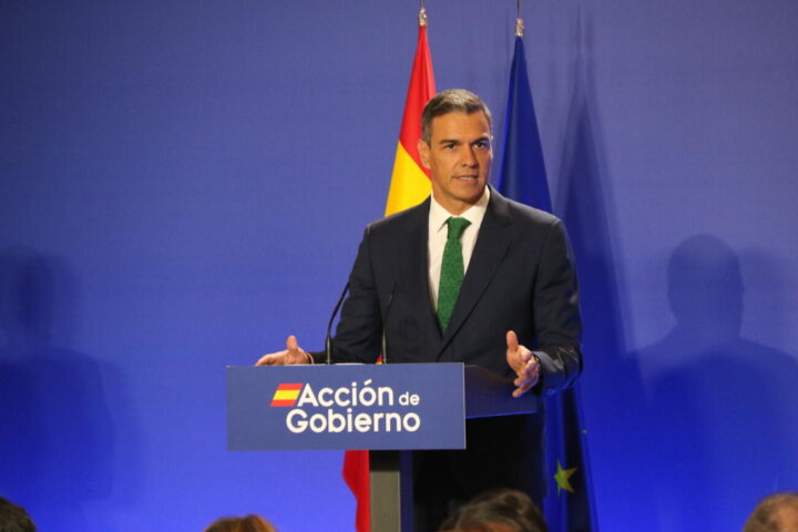 Pedro Sánchez, a l'acte d'obertura del curs polític (fotografia: ACN / Roger Pi de Cabanyes).