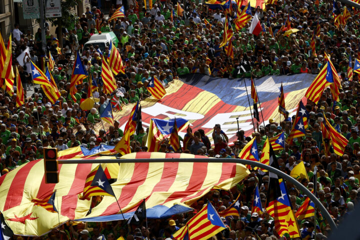 Imatge d'arxiu de la Diada 2024 (fotografia: EFE).
