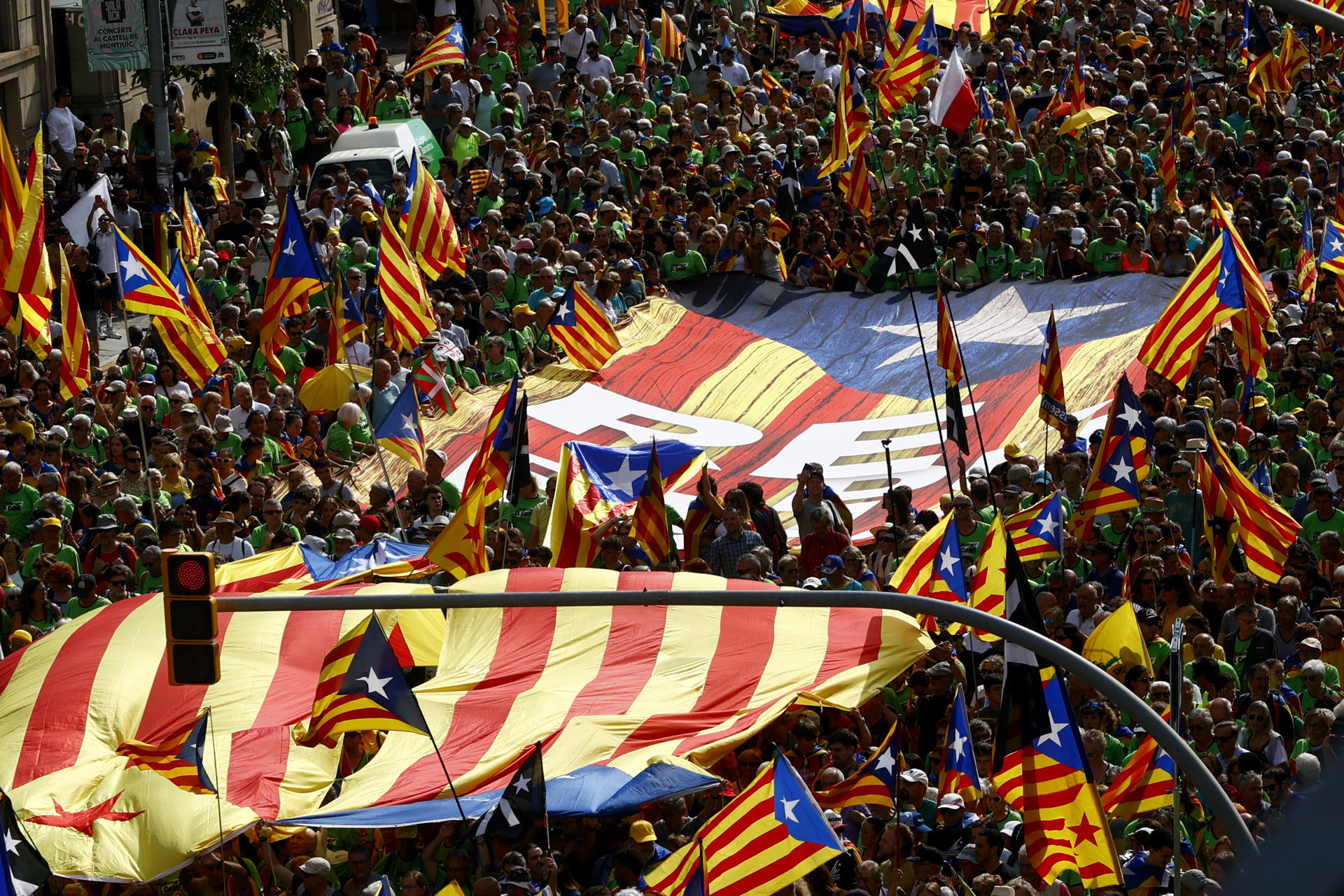 Imatge d'arxiu de la Diada 2024 (fotografia: EFE).
