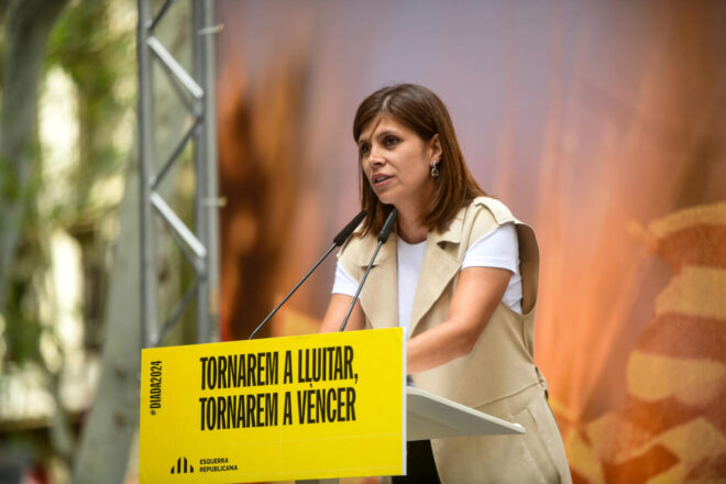 Vilalta reconeix “el moment de debilitat” d’ERC en l’acte de la Diada del partit