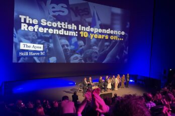 Acte a Glasgow per a commemorar els deu anys del referèndum d'independència, dissabte