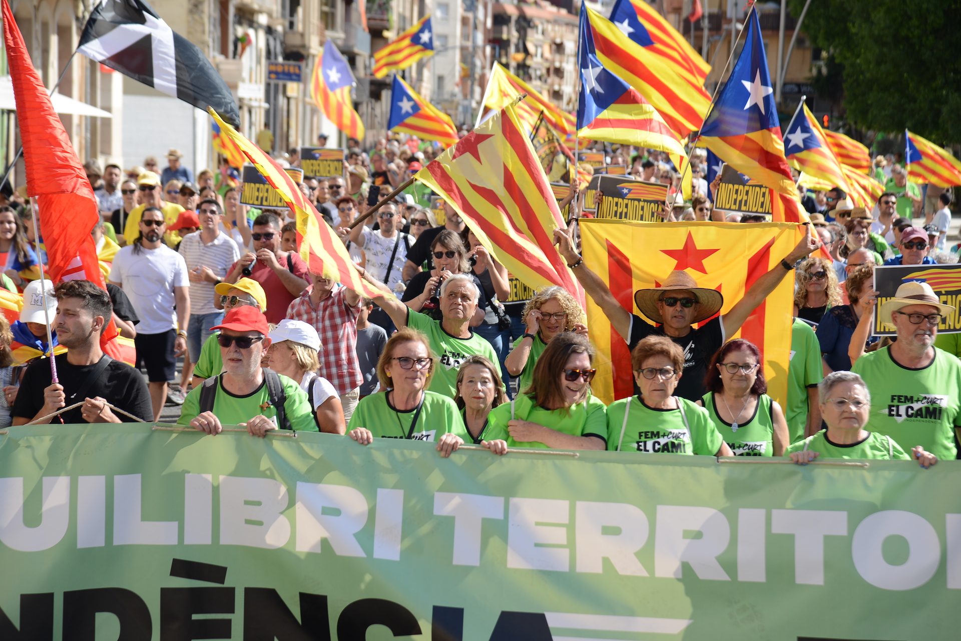 Imatge d'arxiu de la Diada 2024 a Tortosa (fotografia: Prats i Camps).