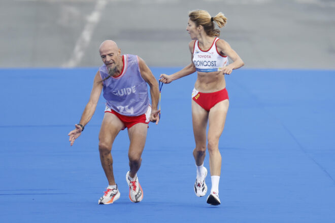 Elena Congost és desqualificada després d’haver estat tercera a la marató dels paralímpics