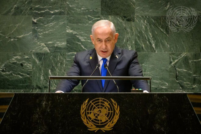 Netanyahu adverteix a l’assemblea de l’ONU que no aturarà la guerra a Gaza