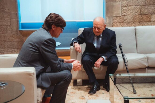 Illa rep Jordi Pujol al Palau de Pedralbes per interessar-se pel seu estat de salut