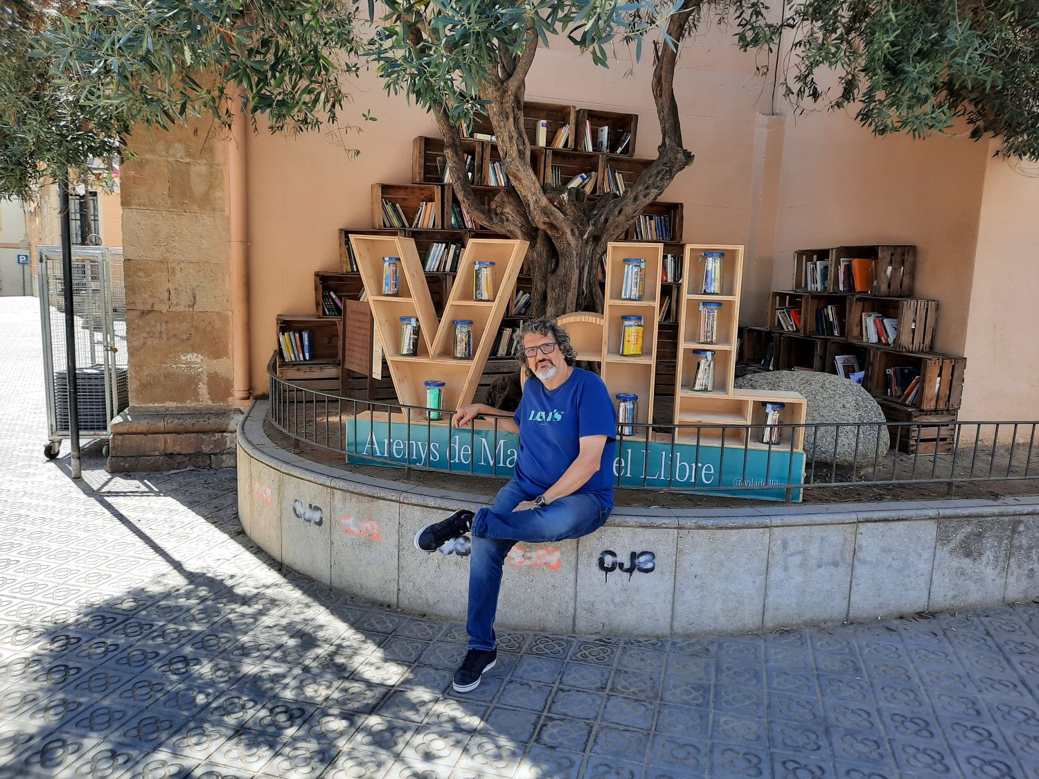 Enric Bono, director de la Vila del Llibre, a Arenys de Mar