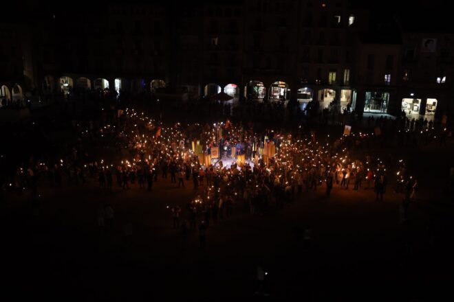 La Marxa dels Vigatans enceta els actes de la Diada 2024