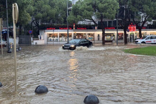 [VÍDEO] Una tromba d’aigua causa inundacions en uns quants municipis del Baix Empordà