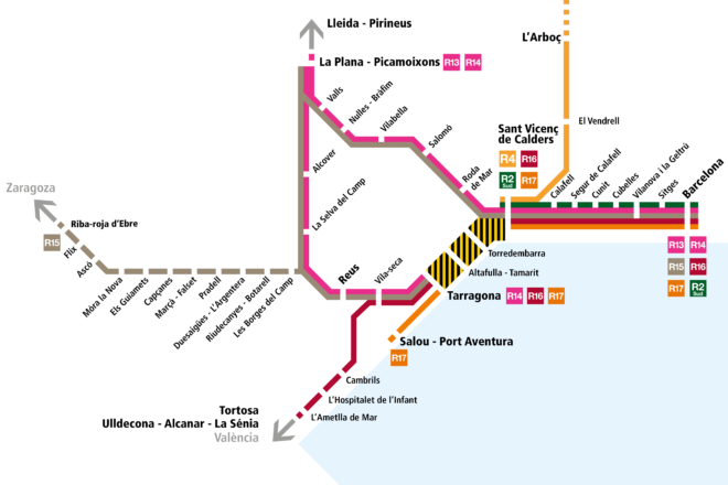 Comença el tall ferroviari de Roda de Berà: com podeu anar entre Tarragona i Barcelona?