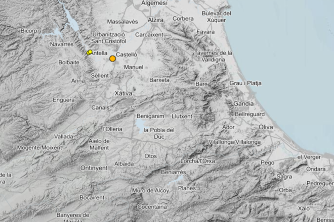 S’han registrat tres petits sismes a la Ribera Alta