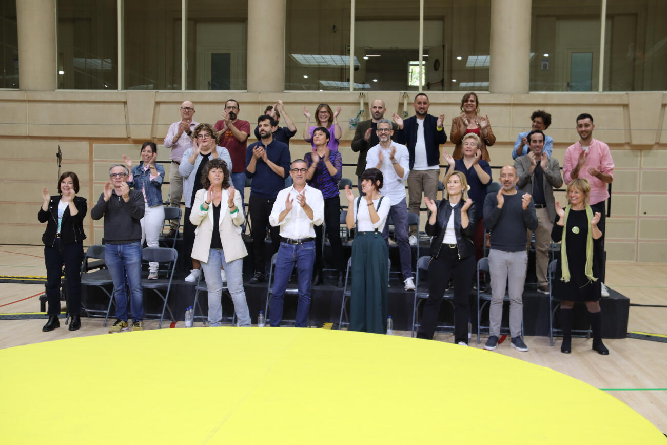 Els membres de la candidatura de Nova Esquerra Nacional en una imatge d'arxiu.