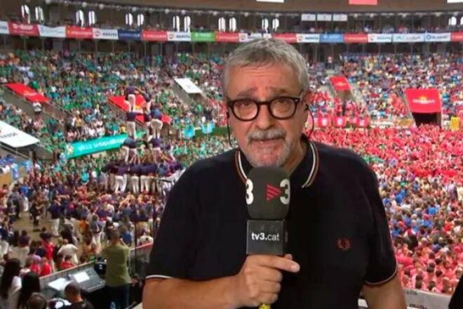 El món casteller i els seus companys de TV3 s’acomiaden d’Agustí Forné