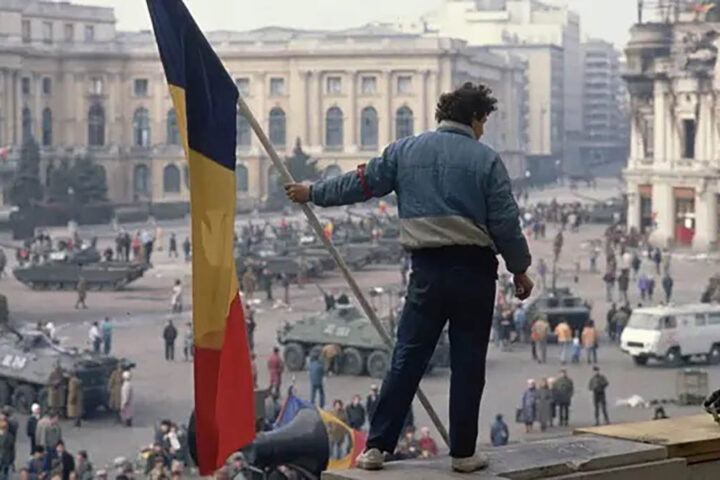 Els dies de la caiguda del règim de Ceaușescu (fotografia: Getty Images).