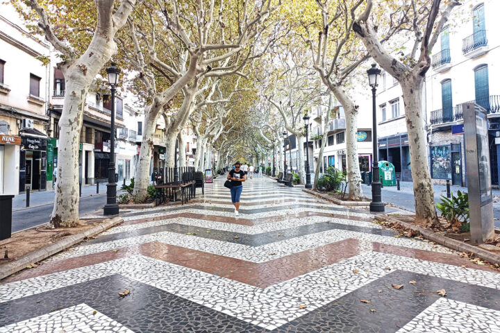 Passeig de les Germanies (fotografia: M. I.).