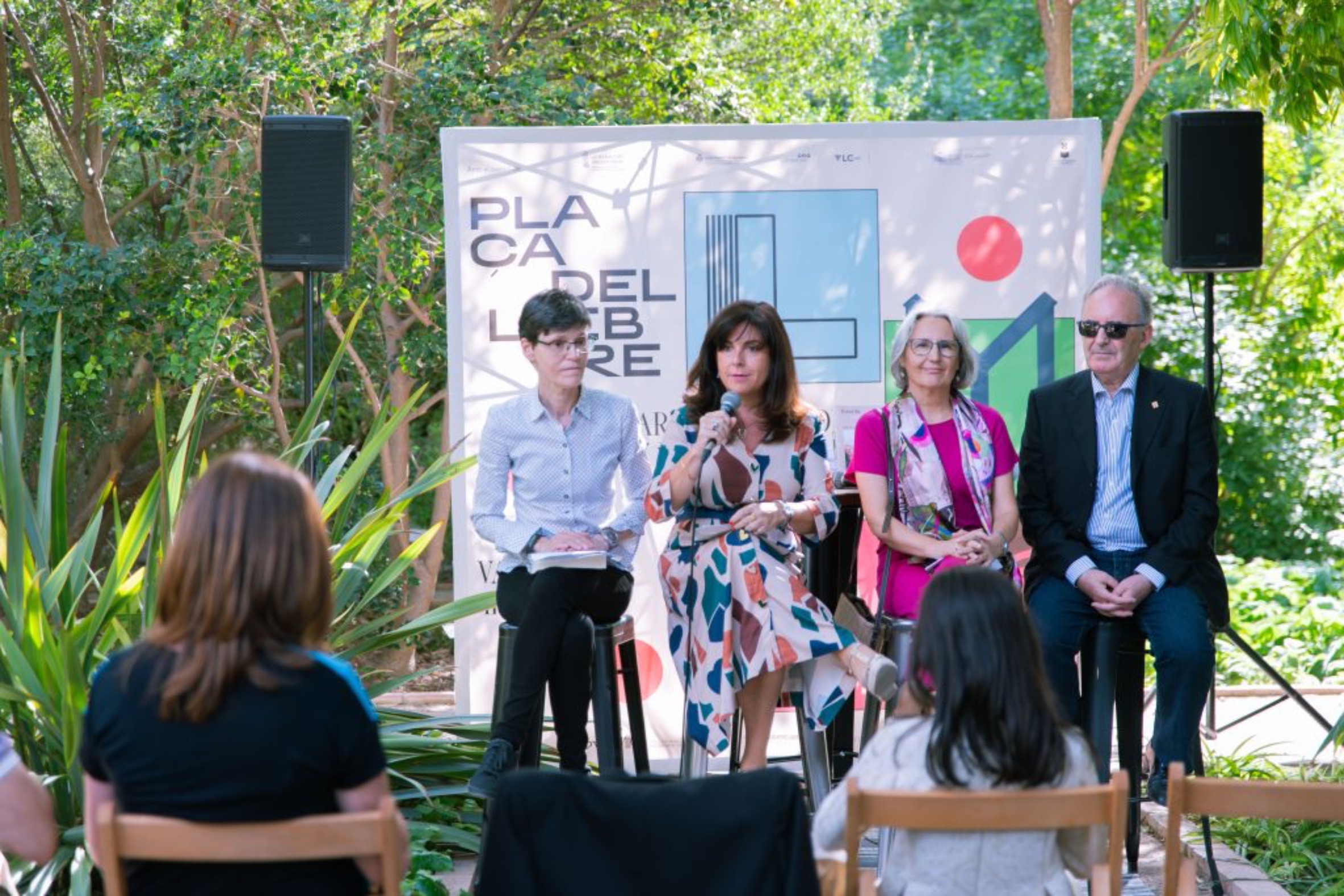 Un dels actes de la Plaça del Llibre del 2023 (fotografia: Plaça del Llibre)