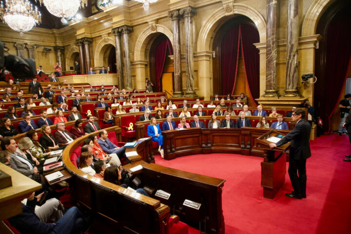 Un moment del debat de política general d'avui (fotografia: ACN).