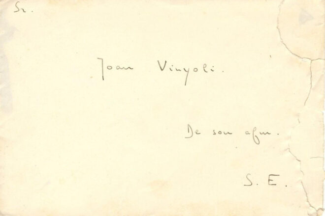 Vinyoli-Espriu, dos poetes en correspondència