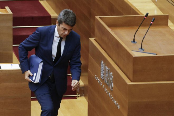 Carlos Mazón, un fantasma a la trona de les Corts