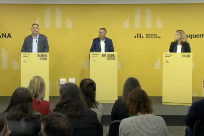 [VÍDEO] Debat de candidats a la presidència d’ERC amb Solà, Junqueras i Godàs