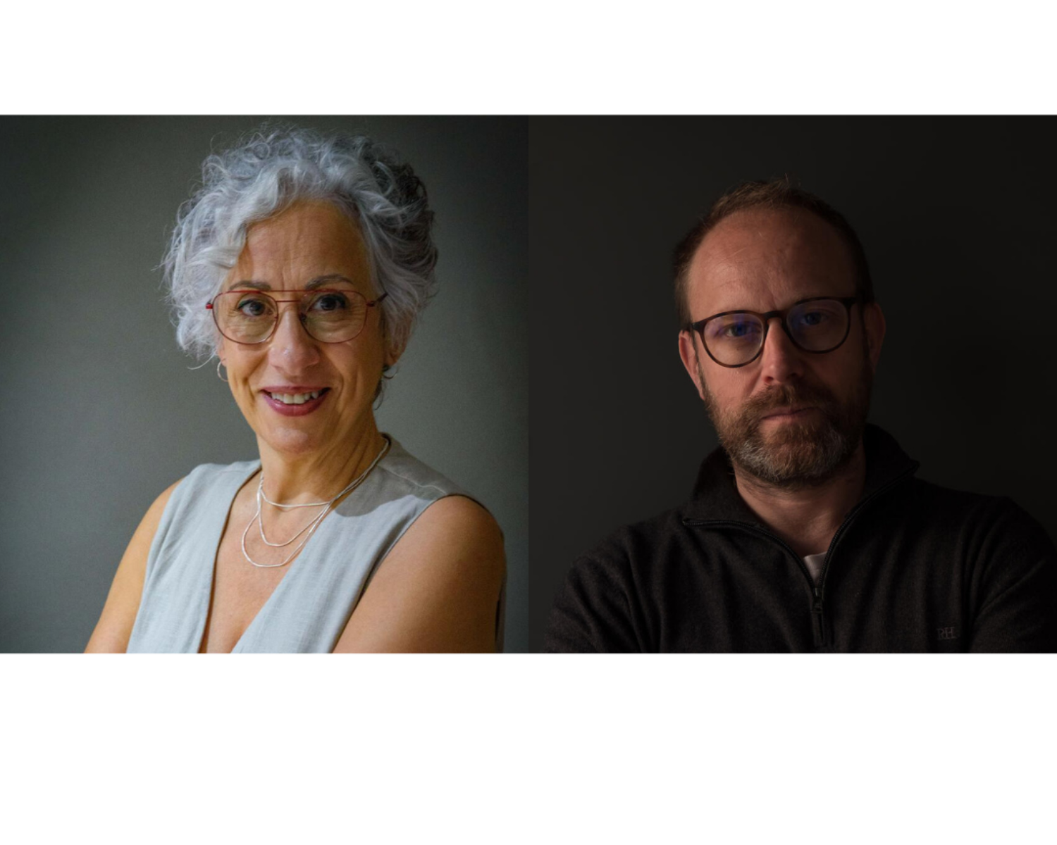 Helena Rufat i Salvador Ortells, guanyadors dels Premis Ciutat de Gandia 2024 (fotografia: Edicions 62).