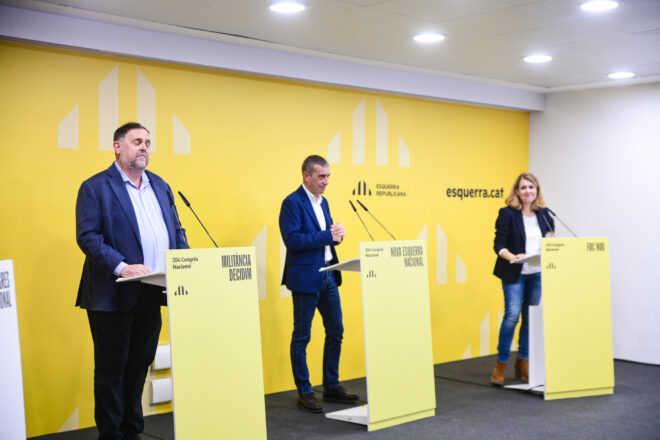 [VÍDEO] Debat de candidats a la presidència d’ERC amb Solà, Junqueras i Godàs