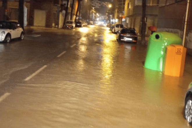 Les primeres tempestes de la nova gota freda es concentren al Baix Maestrat i el Baix Segura