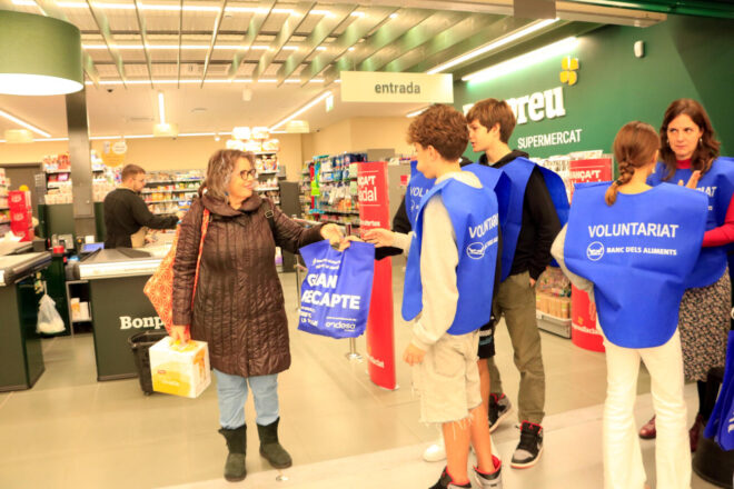 El Gran Recapte recull 1.500 tones d’aliments, una xifra similar a la de l’any passat