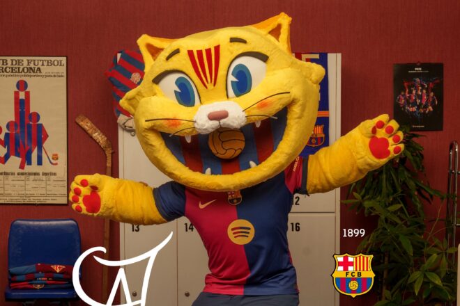 El Barça presenta Cat, la mascota del 125è aniversari