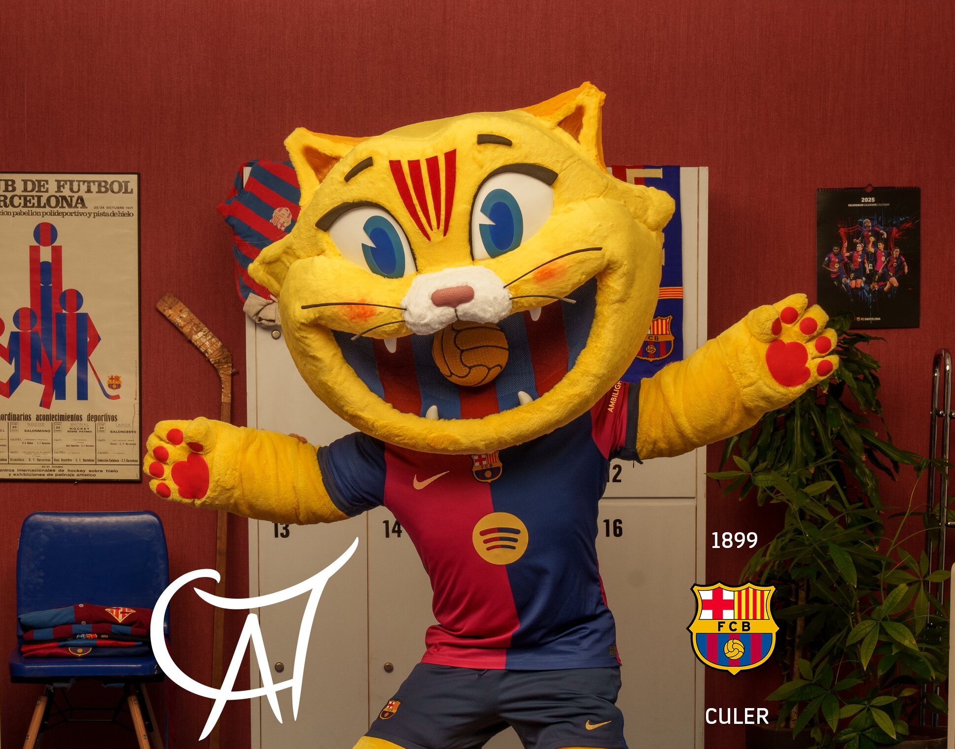 El Barça presenta Cat, la mascota del 125è aniversari