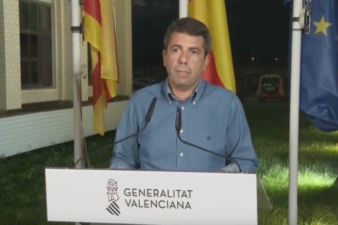 Discurs delirant de Mazón: amaga la xifra de morts i repta Sánchez amb tot d’exigències, quatre dies després