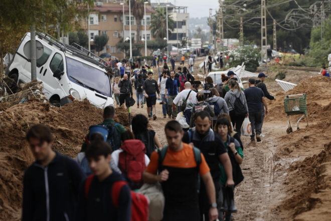 155 morts pel cap baix per la gota freda al País Valencià