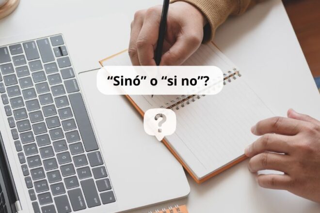 “Sinó” o “si no”? Cinc normes fàcils i clares