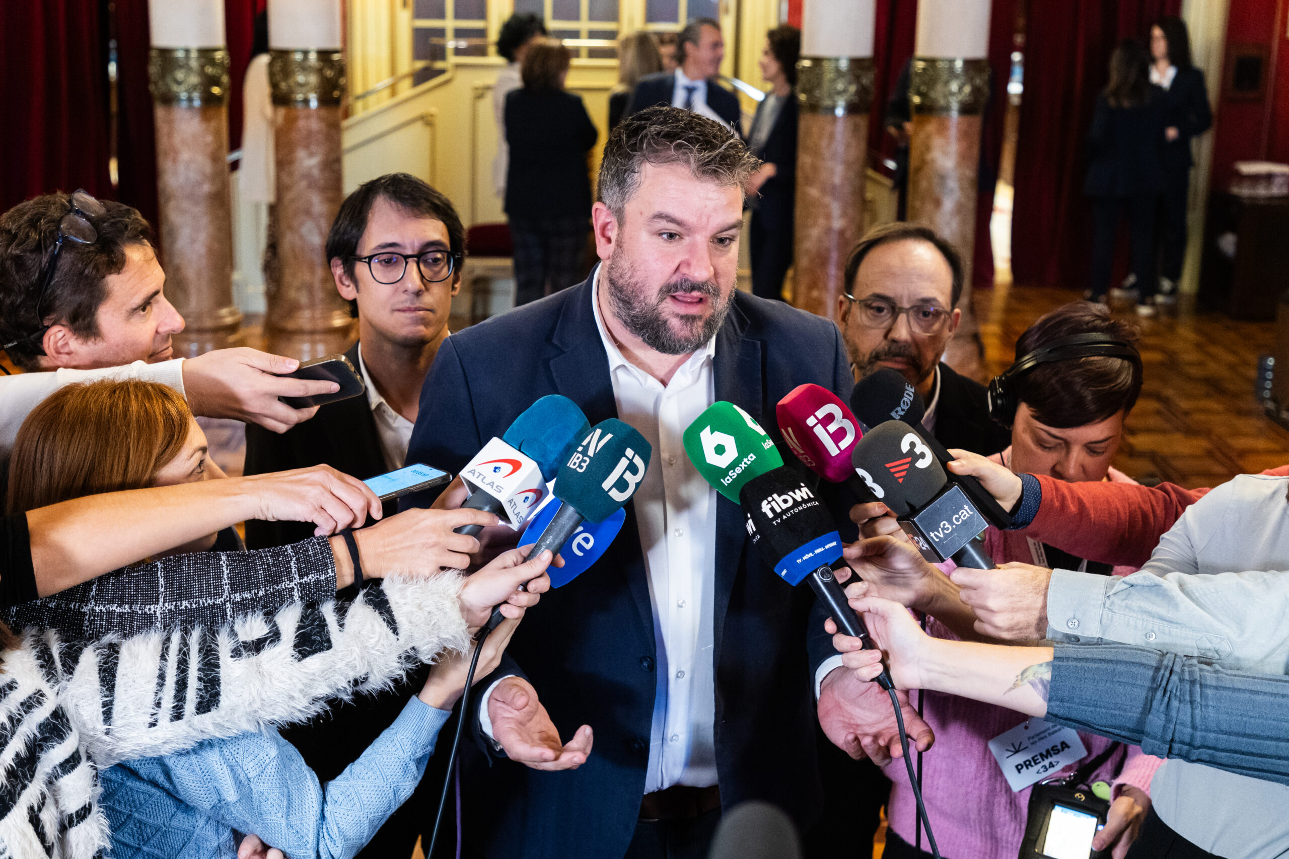 Els portaveus de l'oposició, en una imatge d'arxiu (fotografia: Martí Gelabert).