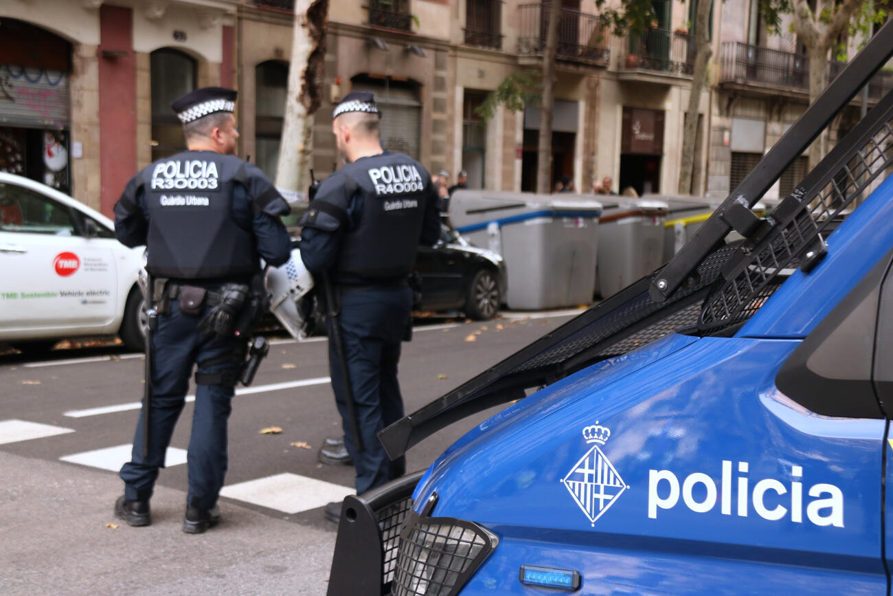 Una imatge d'arxiu de la Guàrdia Urbana de Barcelona