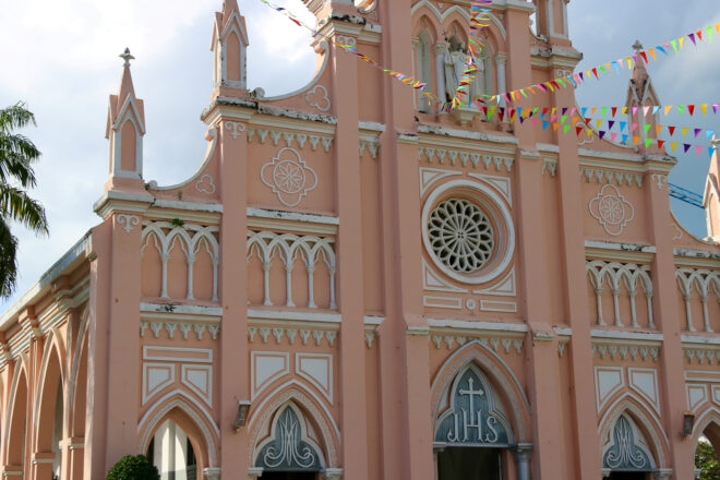 Nadal a un barri cristià del Vietnam