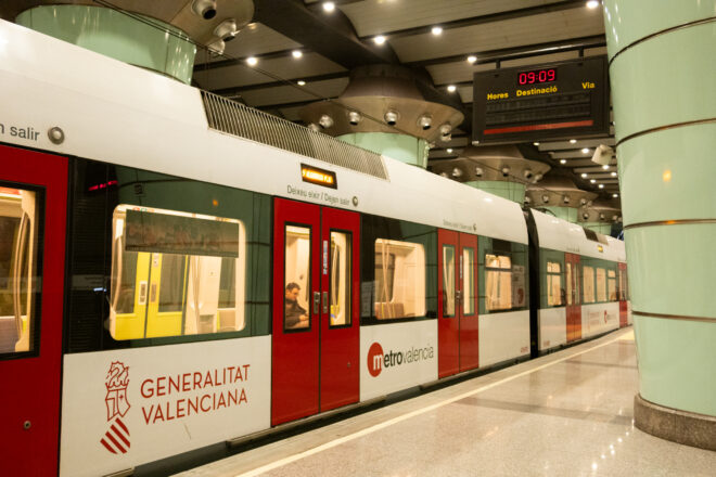 El tram de Metrovalència Paterna-Llíria de la línia 2 es reprendrà la nit de Nadal