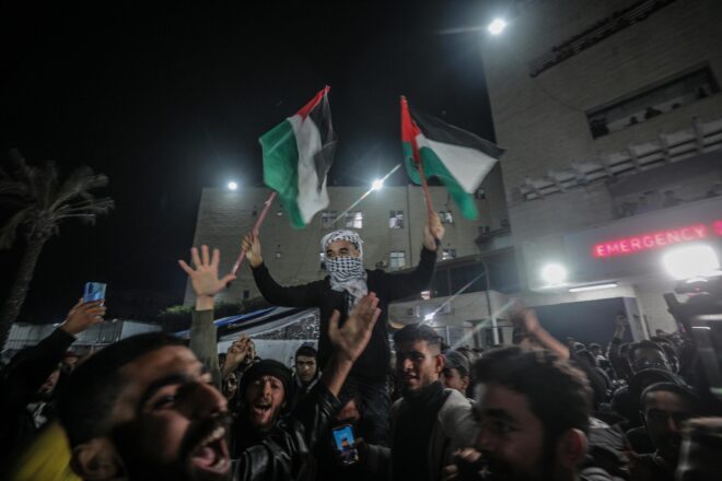 Celebracions a Gaza i Israel a causa de l’anunci de l’acord d’alto-el-foc