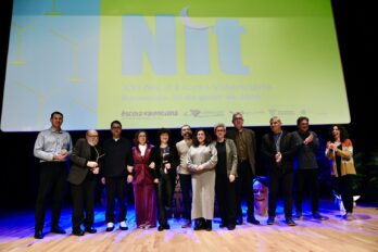 Foto de família dels guardonats