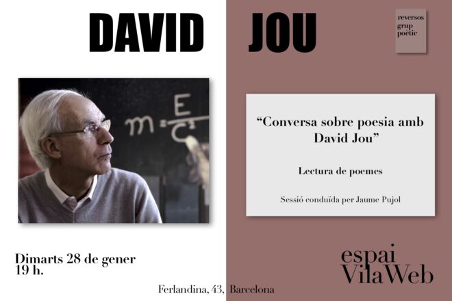 Conversa sobre poesia amb David Jou